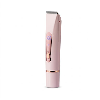 2-in-1 Electric Razor for Women, Cordless Wet/Dry Body Shaver & Hair Trimmer with LED Display, IPX7 Waterproof, USB-C Rechargeable