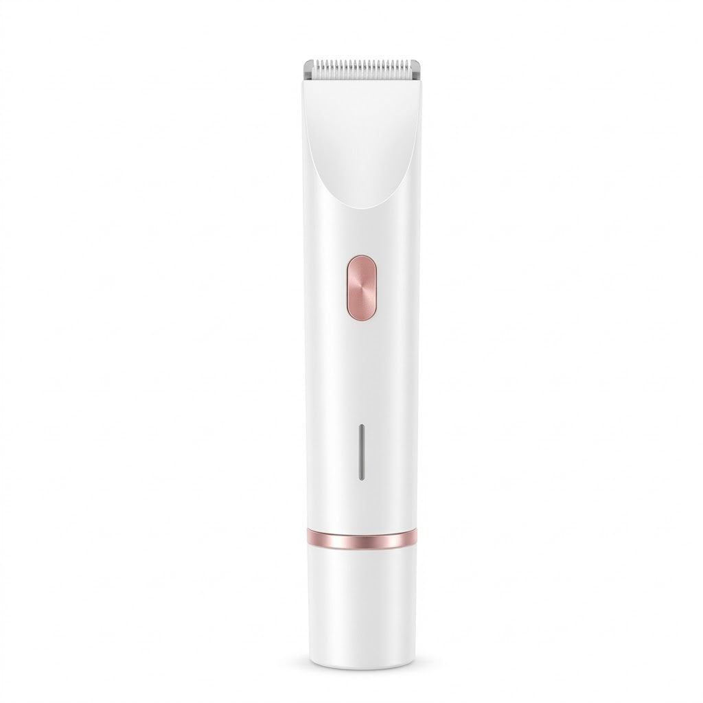 2-in-1 Cordless Women’s Precision Trimmer & Facial Shaver | Rechargeable, Travel-Ready Grooming Kit