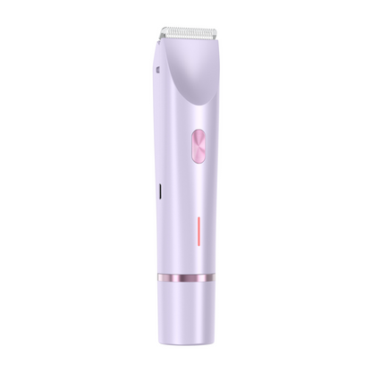 2-in-1 Cordless Women’s Precision Trimmer & Facial Shaver | Rechargeable, Travel-Ready Grooming Kit