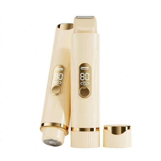 2-in-1 Women's Electric Shaver & Trimmer | Cordless, Waterproof & Travel-Ready
